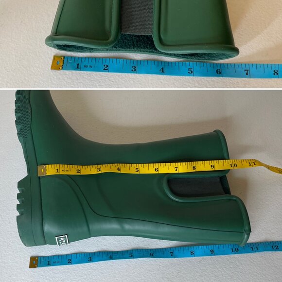 Sperry Top-Sider Nellie Green Waterproof Rubber Rain Boots Size 5 - Picture 15 of 16